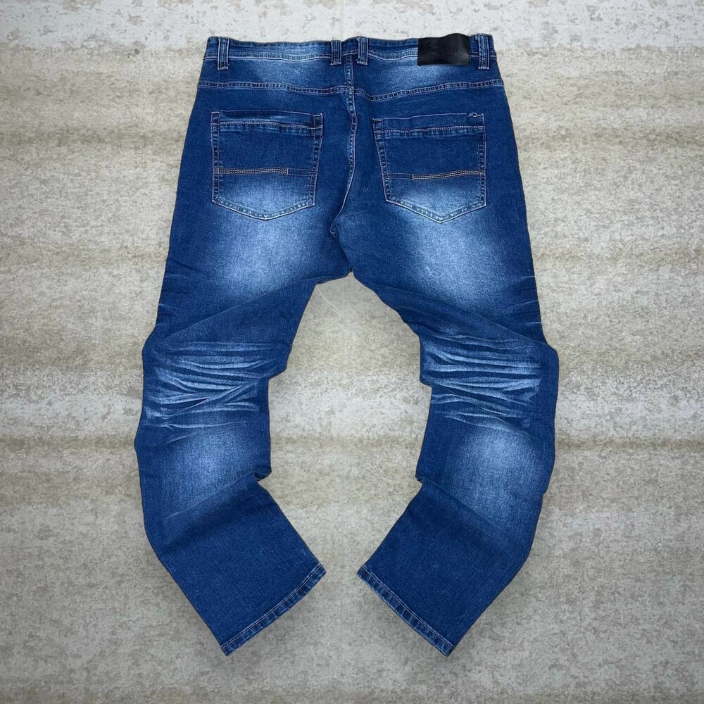 Vintage Y2K Switch Skater Jeans 36x30 Slim Taper Dark Wash Denim